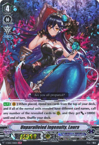 Unparalleled Ingenuity Loura (5008) [V-EB05] - Cardfight Vanguard Single