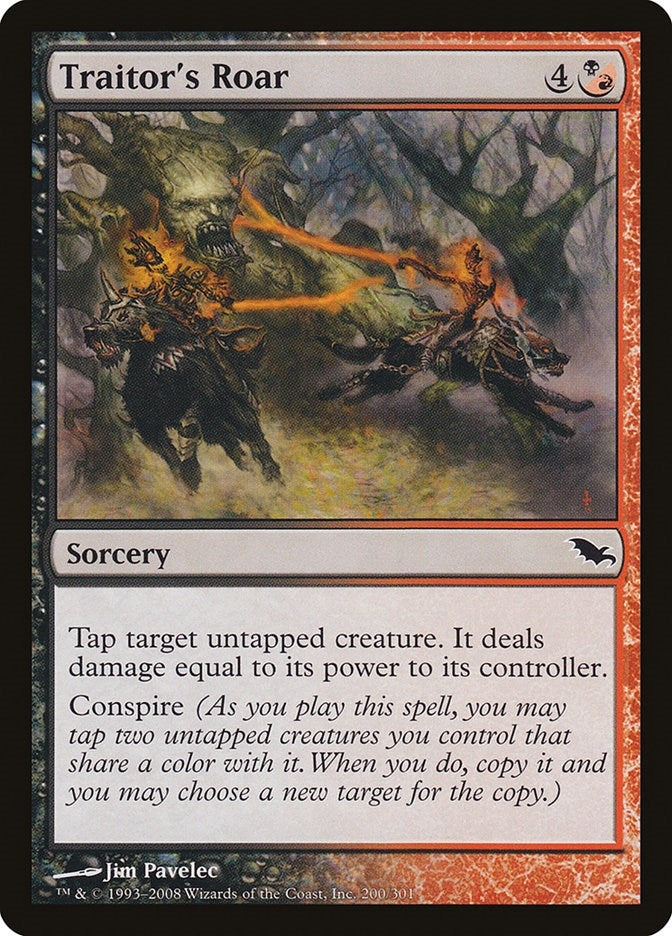 Traitor’s Roar (200) [SHM] - MTG Single
