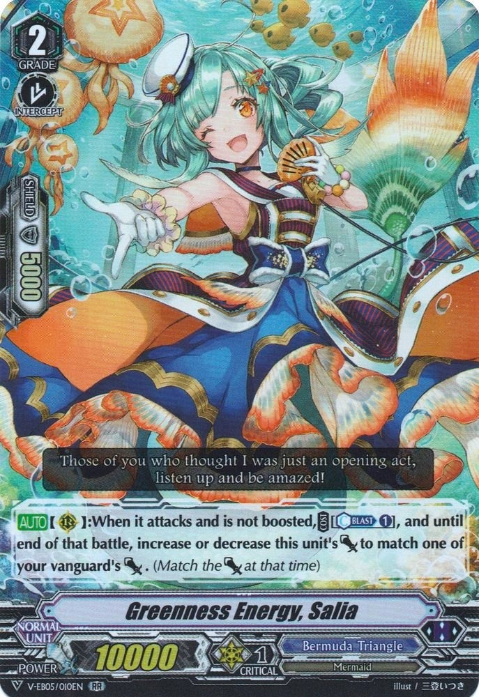 Greenness Energy Salia (5010) [V-EB05] - Cardfight Vanguard Single