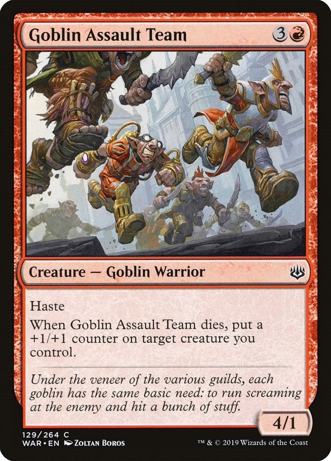 Goblin Assault Team (129) [WAR] - MTG Single