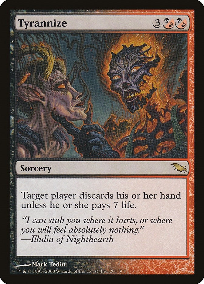 Tyrannize (201) [SHM] - MTG Single