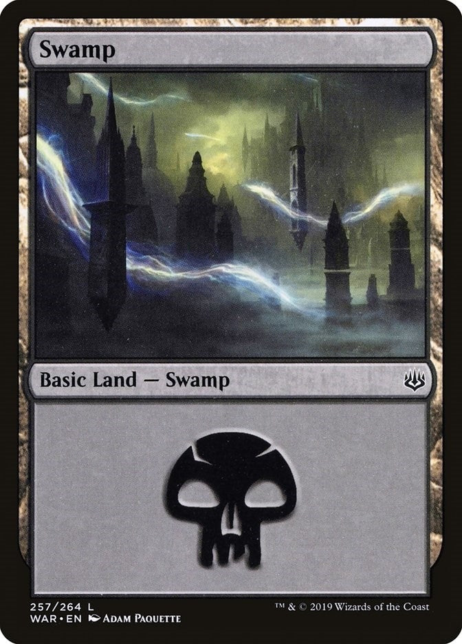 Swamp (257) (257) [WAR] - MTG Single
