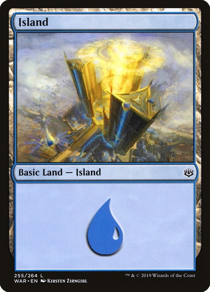 Island (255) (255) [WAR] - MTG Single
