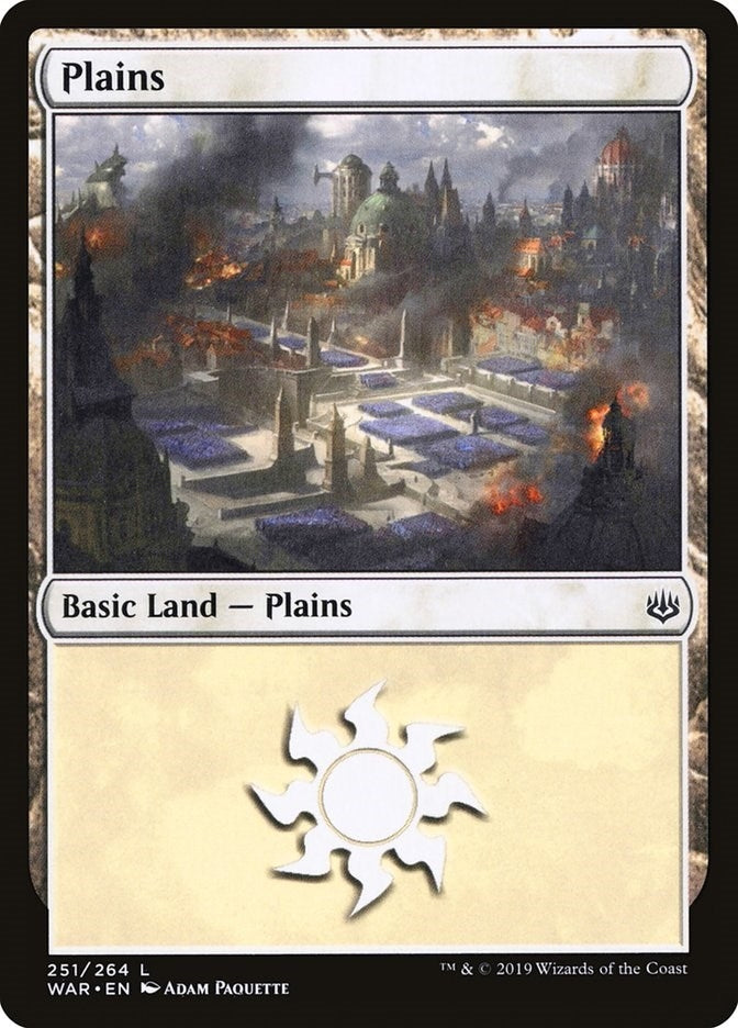 Plains (251) (251) [WAR] - MTG Single