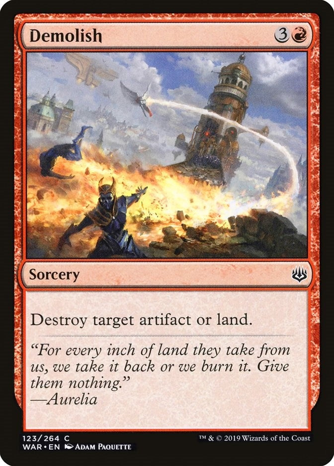 Demolish (123) [WAR] - MTG Single