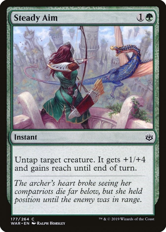 Steady Aim (177) [WAR] - MTG Single