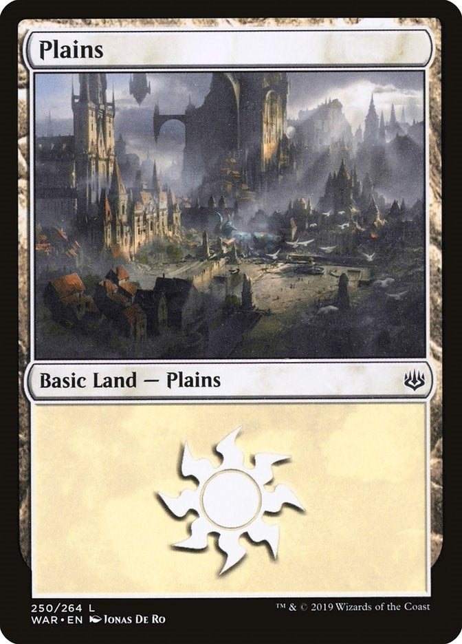 Plains (250) (250) [WAR] - MTG Single