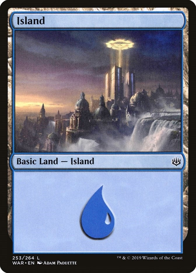 Island (253) (253) [WAR] - MTG Single