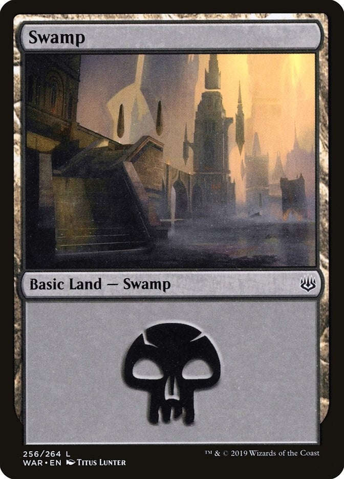 Swamp (256) (256) [WAR] - MTG Single