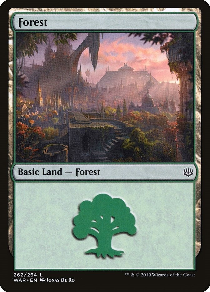 Forest (262) (262) [WAR] - MTG Single