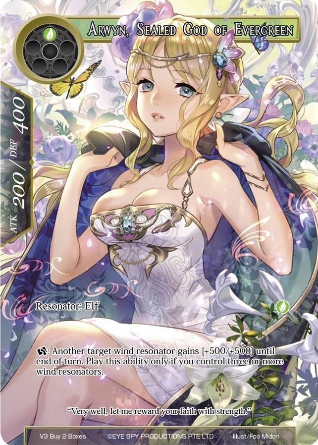 Arwyn Sealed God of Evergreen (32) [PRO] - Force of Will Single
