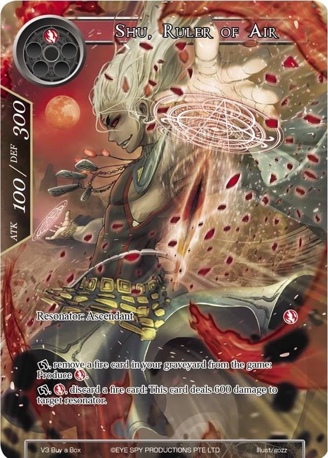 Shu Ruler of Air (3) [PRO] - Force of Will Single