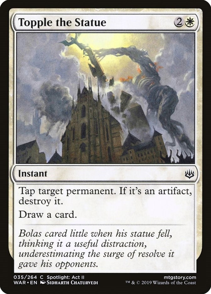 Topple the Statue (35) [WAR] - MTG Single