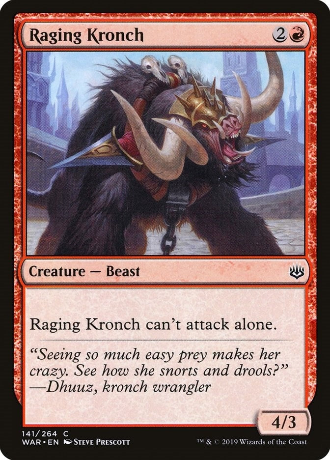 Raging Kronch (141) [WAR] - MTG Single