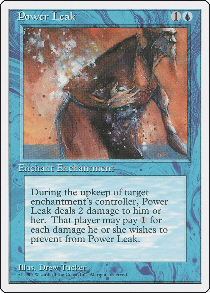 Power Leak [4ED] - MTG Single