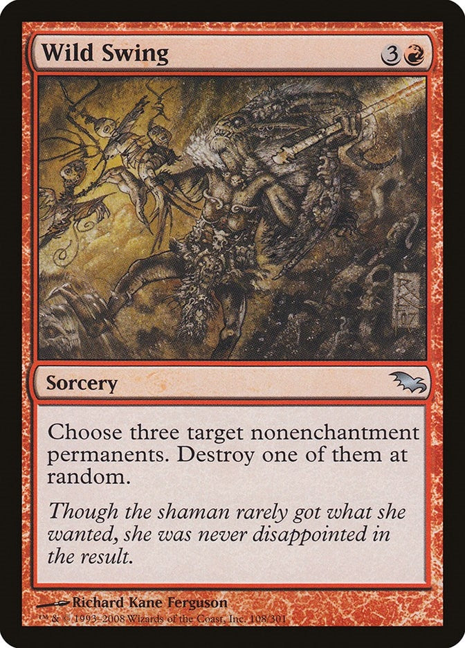 Wild Swing (108) [SHM] - MTG Single