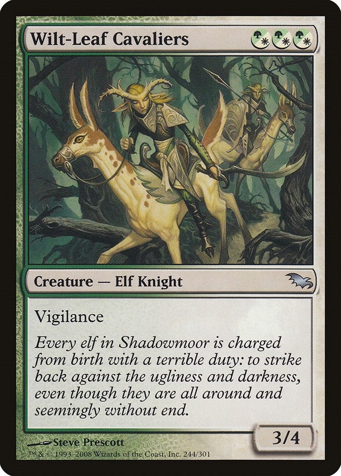Wilt-Leaf Cavaliers (244) [SHM] - MTG Single