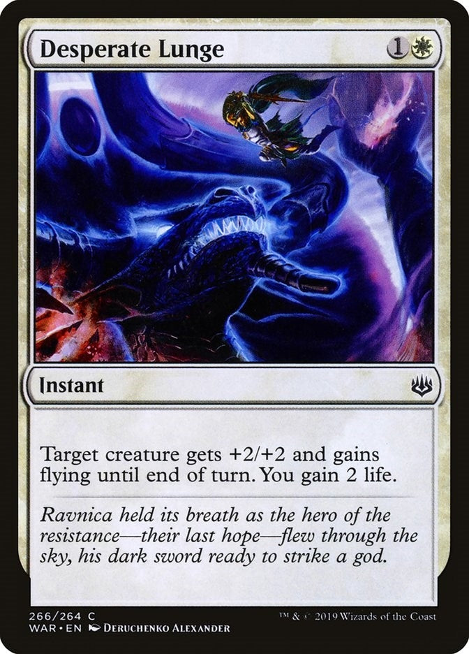 Desperate Lunge (266) [WAR] - MTG Single