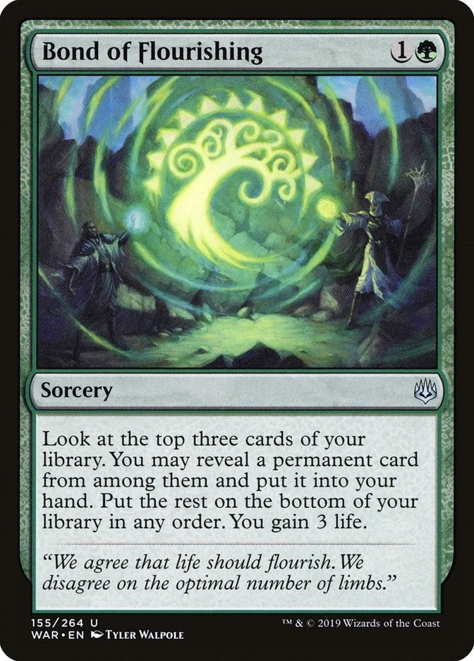 Bond of Flourishing (155) [WAR] - MTG Single