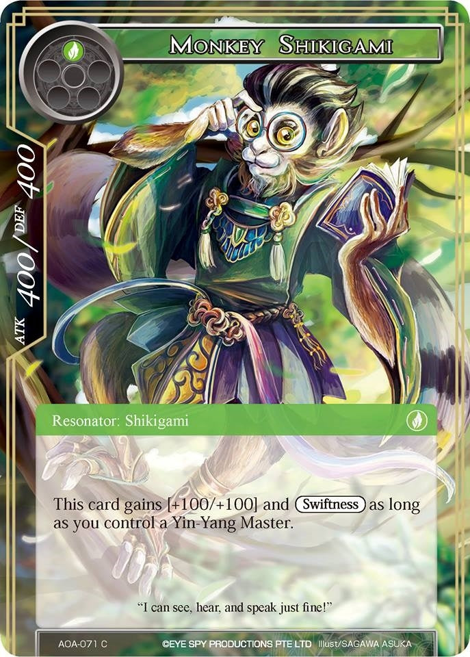 Monkey Shikigami (71) [AOA] - Force of Will Single
