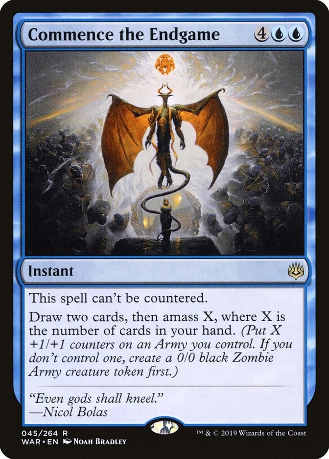Commence the Endgame (45) [WAR] - MTG Single