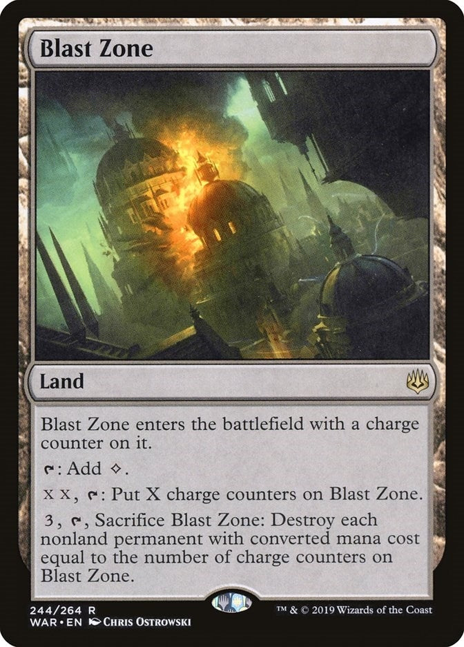 Blast Zone (244) [WAR] - MTG Single