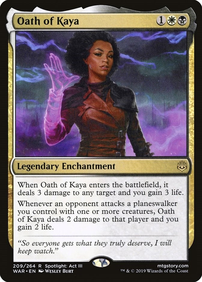 Oath of Kaya (209) [WAR] - MTG Single