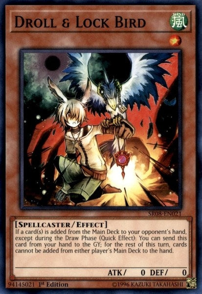 Droll & Lock Bird (8021) (SR08) - YuGiOh Single