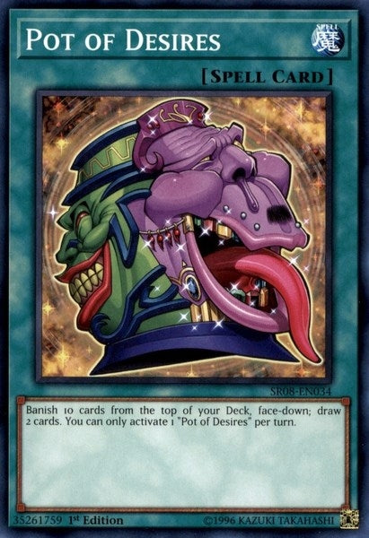 Pot of Desires (8034) (SR08) - YuGiOh Single