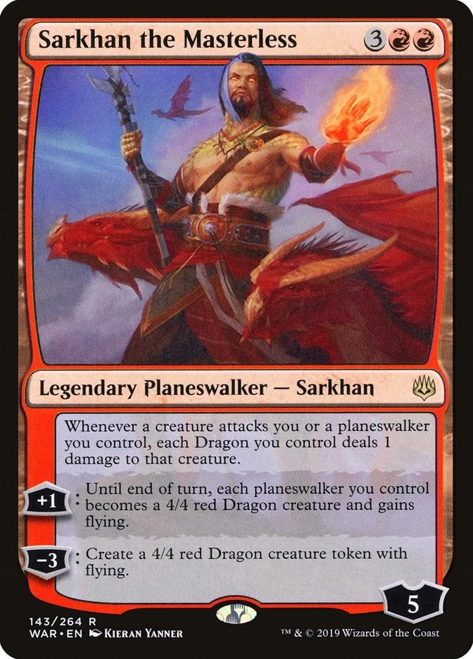 Sarkhan the Masterless (143) [WAR] - MTG Single