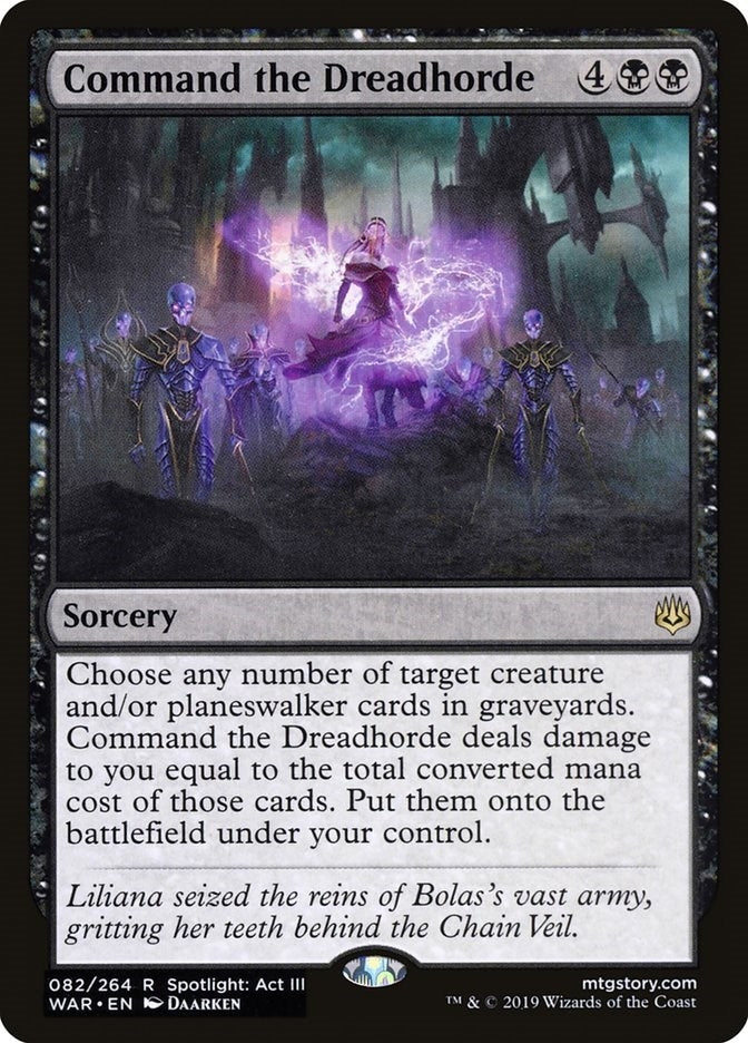 Command the Dreadhorde (82) [WAR] - MTG Single