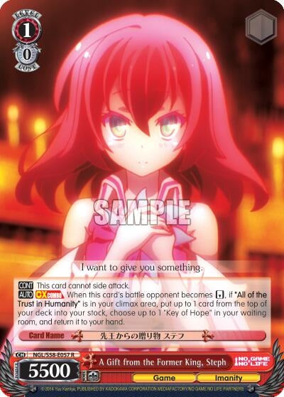 A Gift from the Former King Steph (58057) [NGL/S58] - Weiss Schwarz Single
