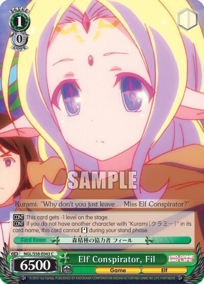 Elf Conspirator Fil (58043) [NGL/S58] - Weiss Schwarz Single