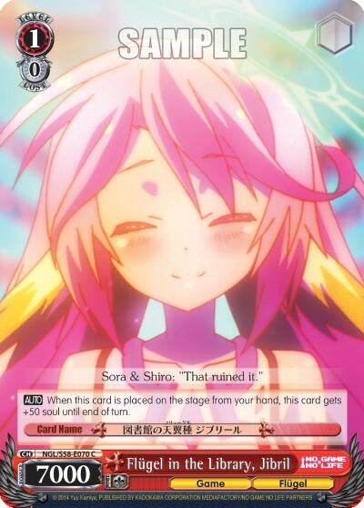 Flugel in the Library Jibril (58070) [NGL/S58] - Weiss Schwarz Single