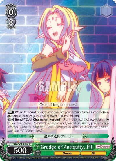 Grudge of Antiquity Fil (58032) [NGL/S58] - Weiss Schwarz Single