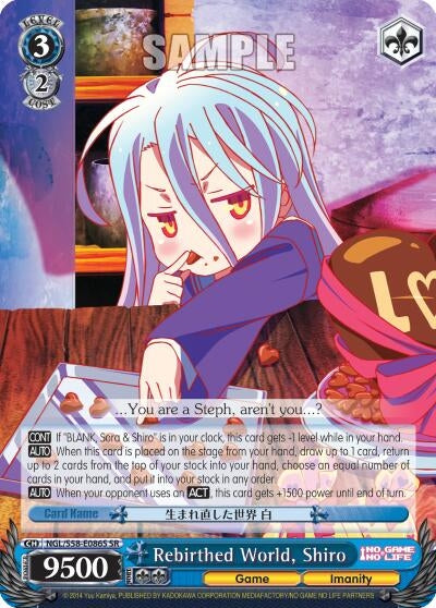 Rebirthed World Shiro (SR) (58086) [NGL/S58] - Weiss Schwarz Single