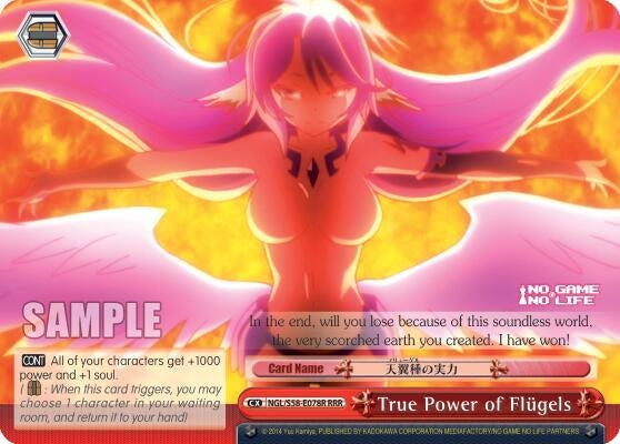 True Power of Flugels (RRR) (58078) [NGL/S58] - Weiss Schwarz Single