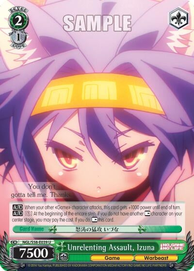 Unrelenting Assault Izuna (58039) [NGL/S58] - Weiss Schwarz Single