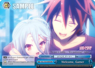 Welcome Gamer (RRR) (58098) [NGL/S58] - Weiss Schwarz Single