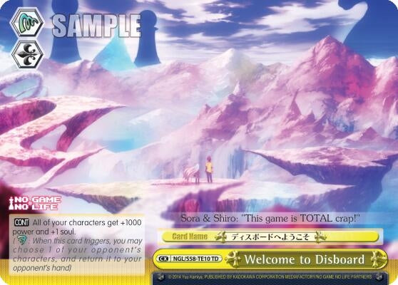 Welcome to Disboard (5810) [NGL/S58] - Weiss Schwarz Single