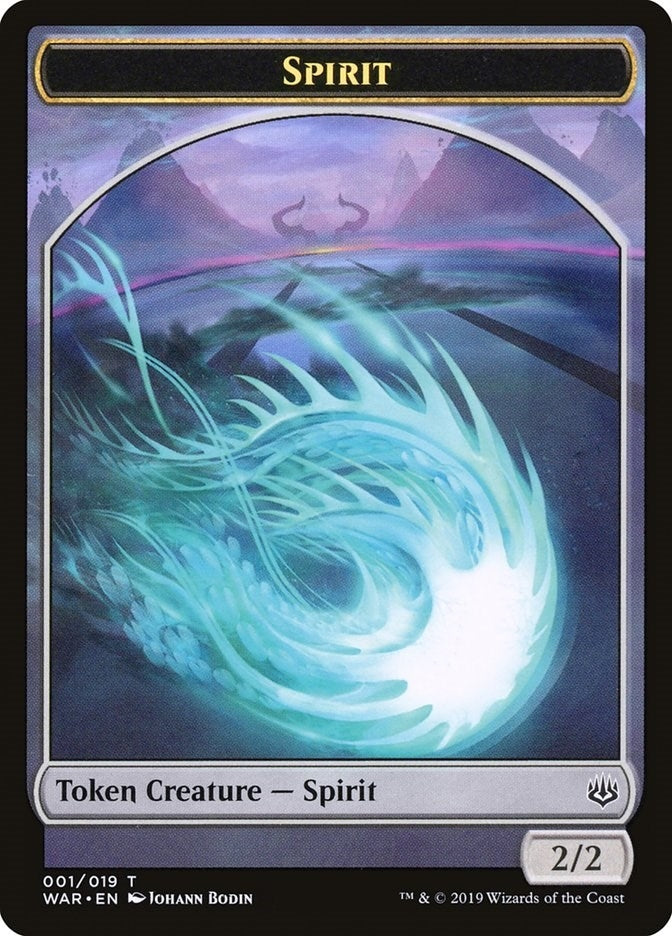 Spirit Token (0) [WAR] - MTG Single