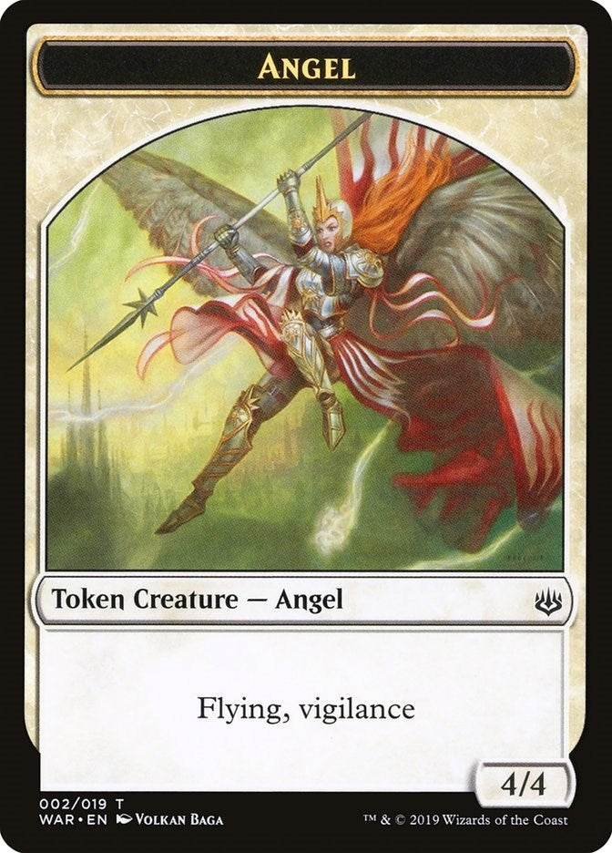 Angel Token (0) [WAR] - MTG Single