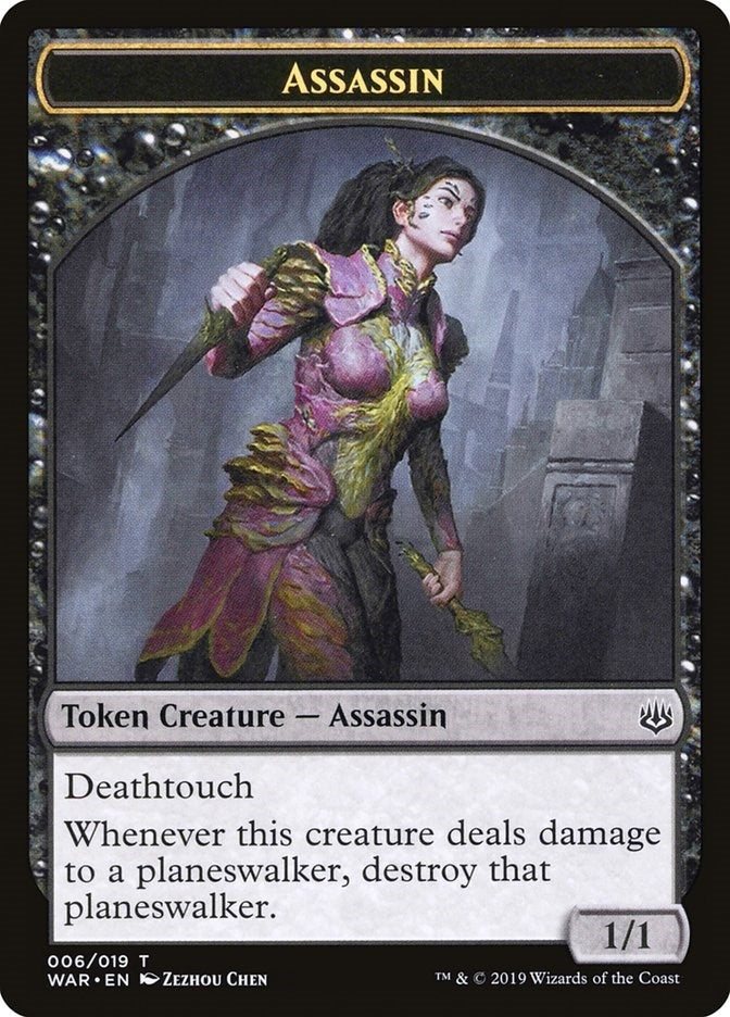 Assassin Token (0) [WAR] - MTG Single