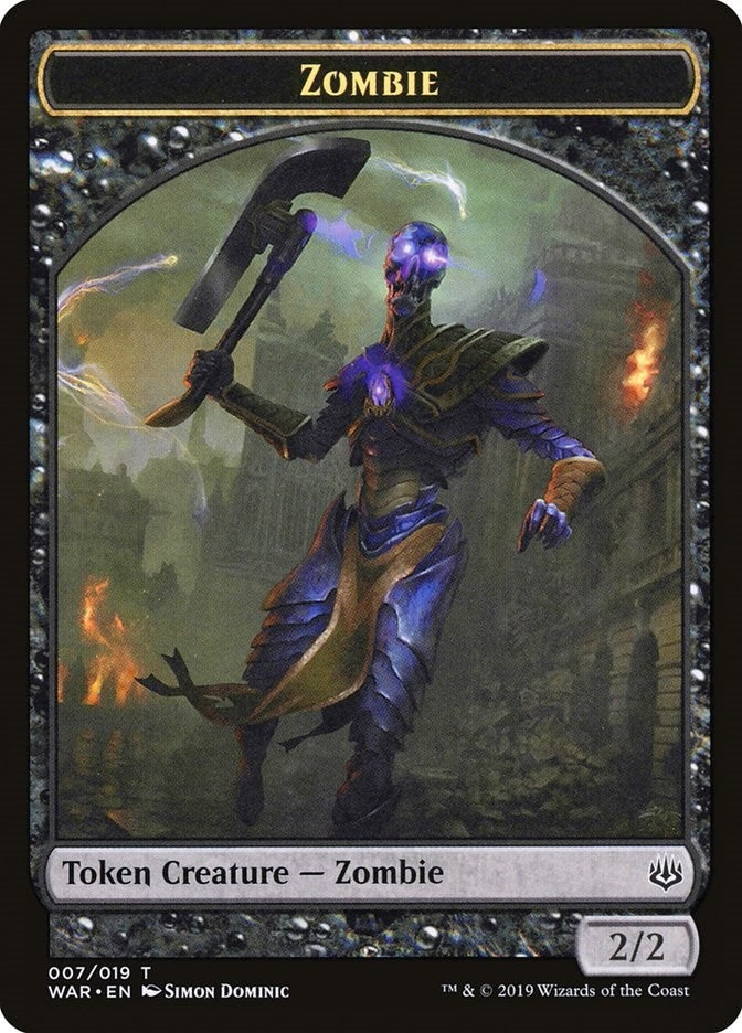 Zombie Token (0) [WAR] - MTG Single