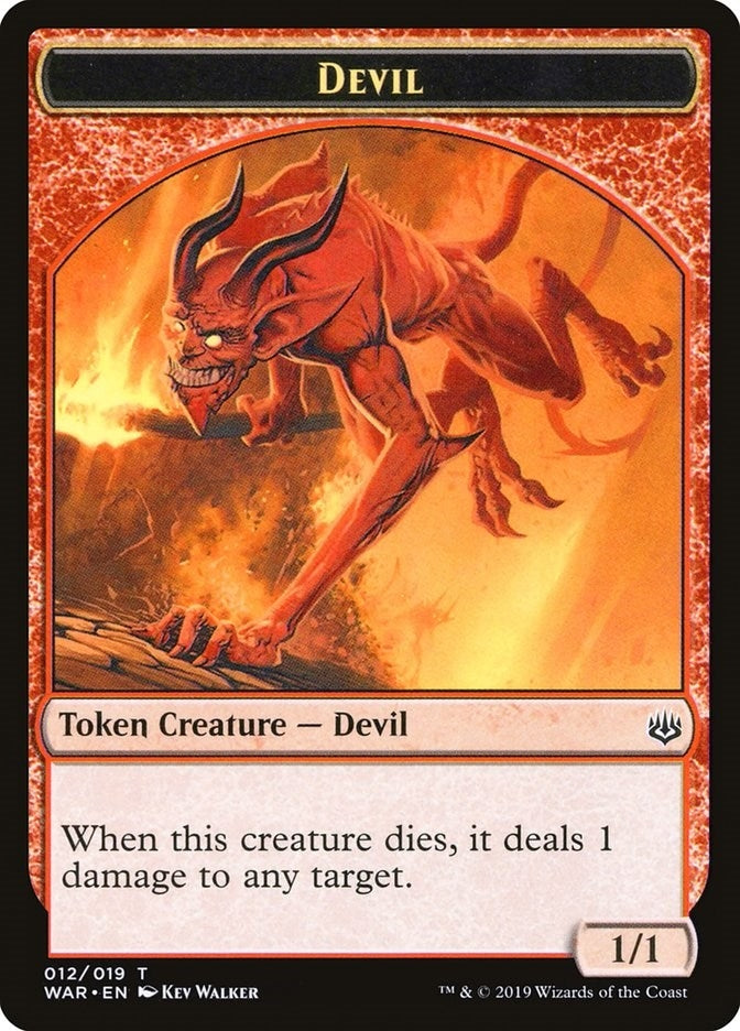 Devil Token (0) [WAR] - MTG Single