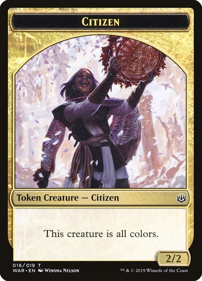 Citizen Token (0) [WAR] - MTG Single