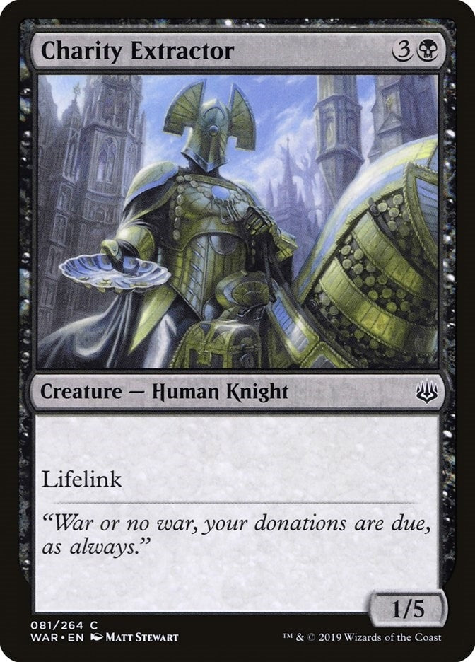 Charity Extractor (81) [WAR] - MTG Single