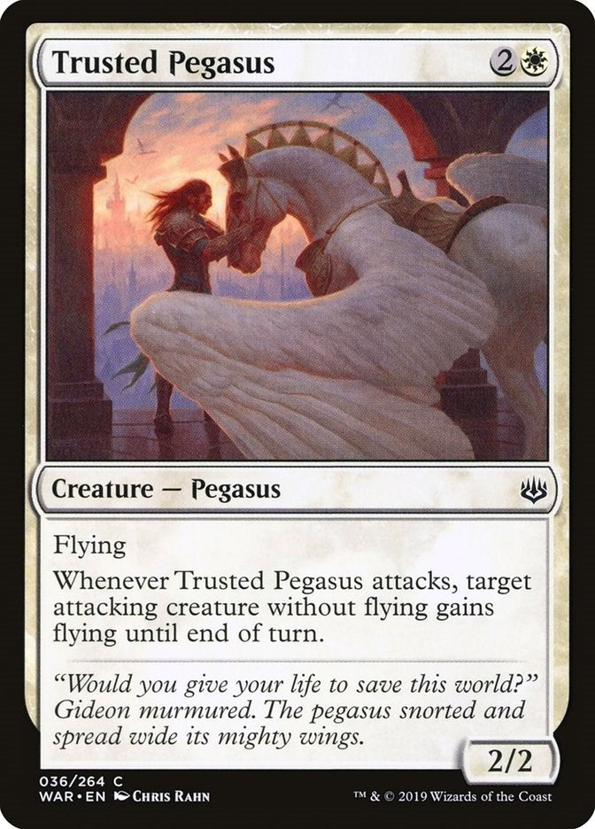Trusted Pegasus (36) [WAR] - MTG Single
