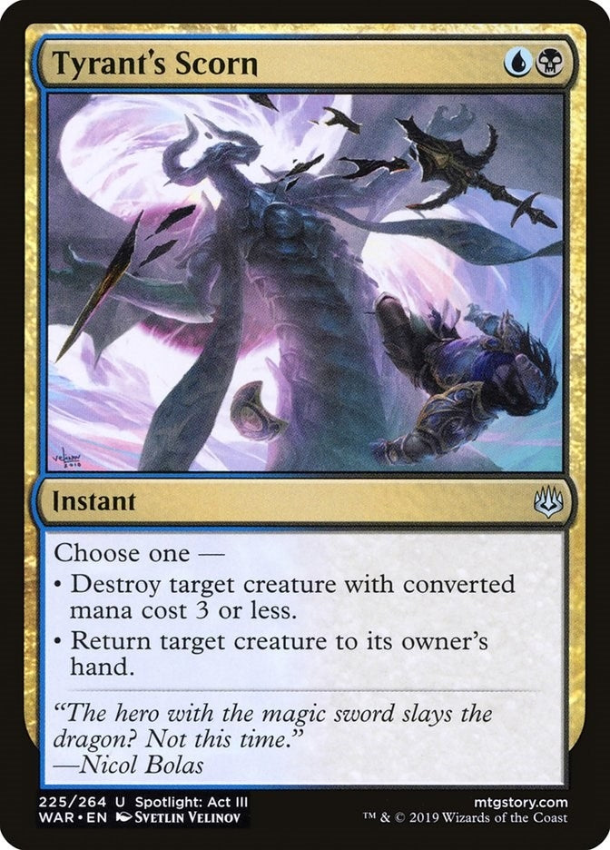 Tyrant’s Scorn (225) [WAR] - MTG Single