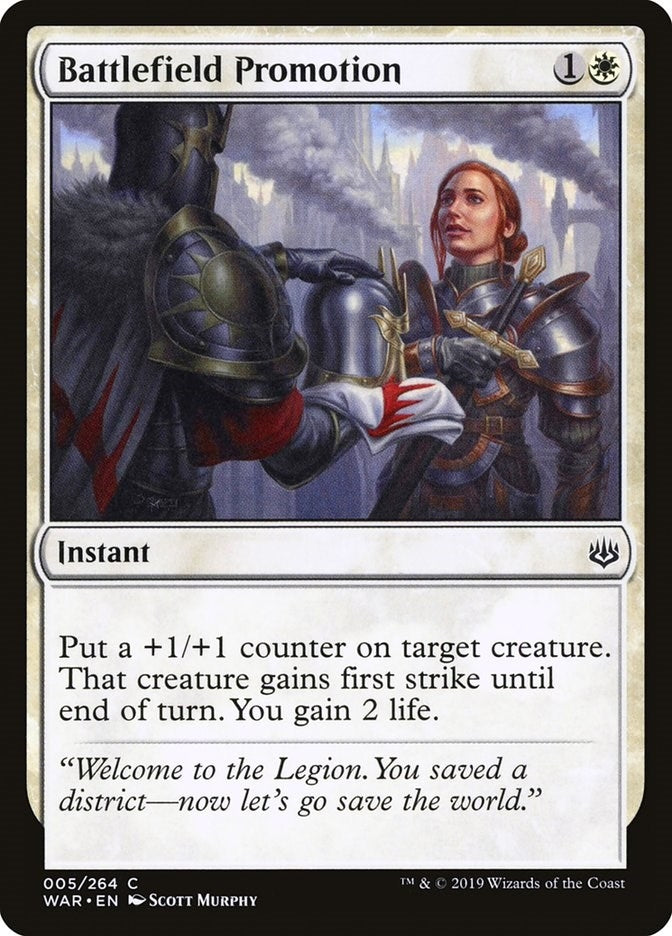 Battlefield Promotion (5) [WAR] - MTG Single